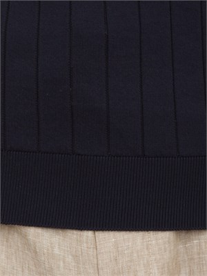 T-shirt Peserico in filato di puro cotone bllu in UOMO