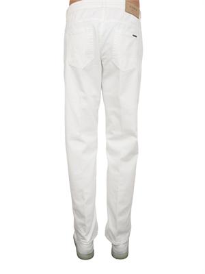 Jeans Peserico in cotone bianco in UOMO