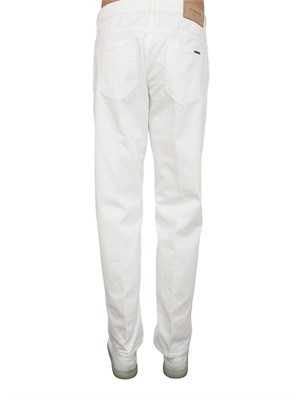 Jeans Peserico in cotone bianco in UOMO
