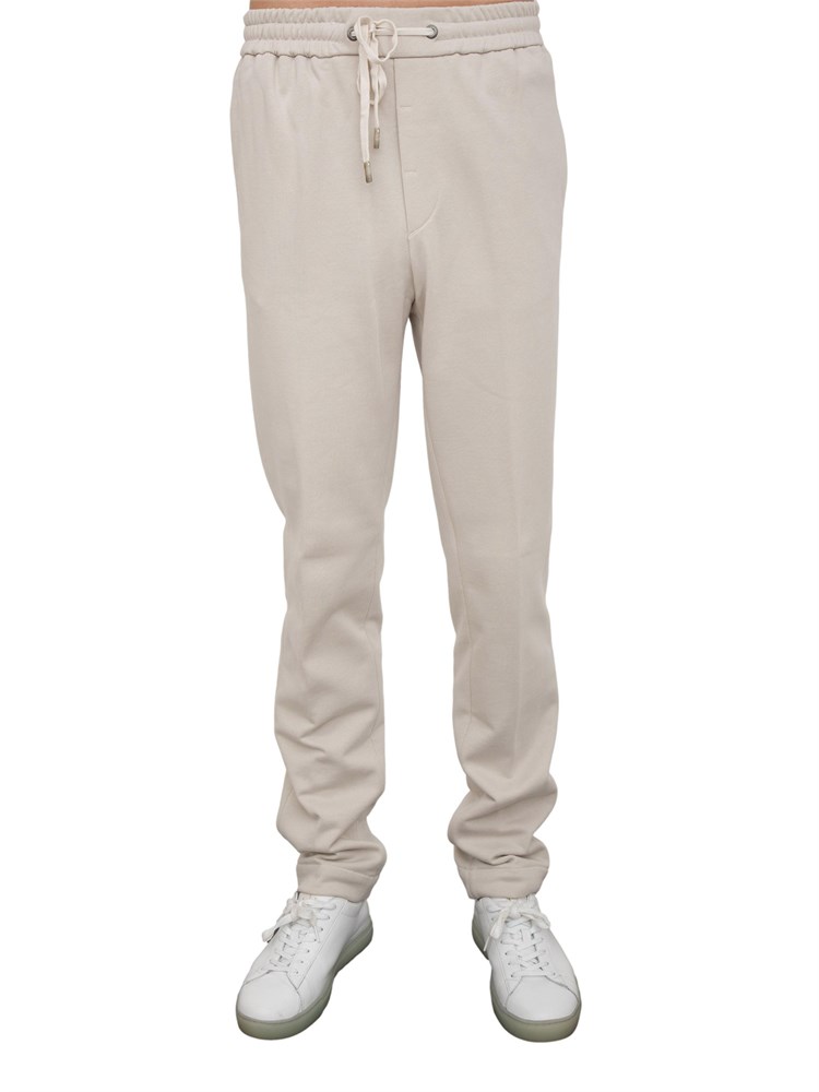 Jogger in felpa Peserico french terry grigio