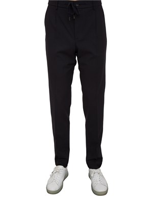 Pantalone Jogger Peserico blu in UOMO