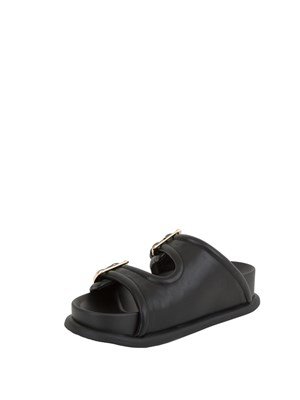 Sandali Liu Jo neri con fascette bold in DONNA