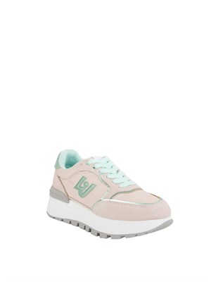 Sneakers Liu Jo platform in suede e nylon in DONNA