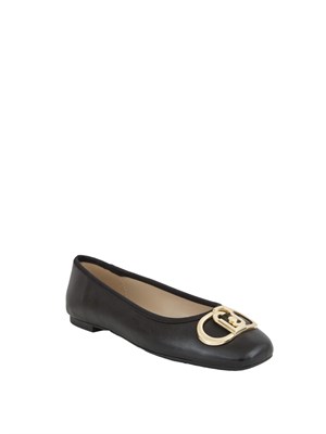 Ballerine nere Liu Jo in pelle in DONNA