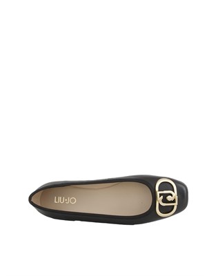 Ballerine nere Liu Jo in pelle in DONNA