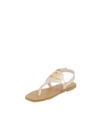 Sandali infradito Liu Jo laminati oro in DONNA