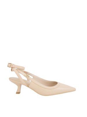 Slingback natural Liu Jo con tacco basso a cliessidra in DONNA