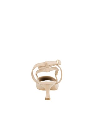 Slingback natural Liu Jo con tacco basso a cliessidra in DONNA