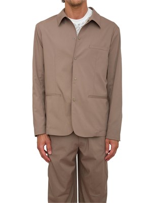ARMANI EXCHANGE Giacca monopetto A.X. beige con tre tasche in UOMO
