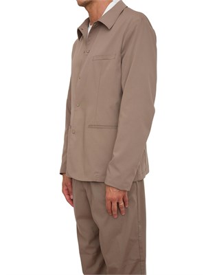 ARMANI EXCHANGE Giacca monopetto A.X. beige con tre tasche in UOMO