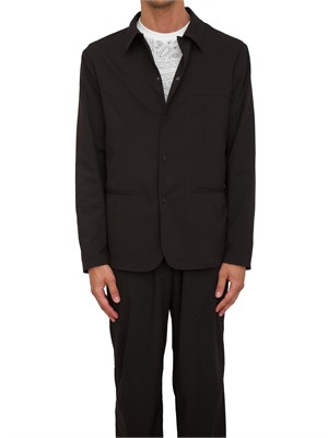 ARMANI EXCHANGE Giacca monopetto A.X. nero con tre tasche in UOMO