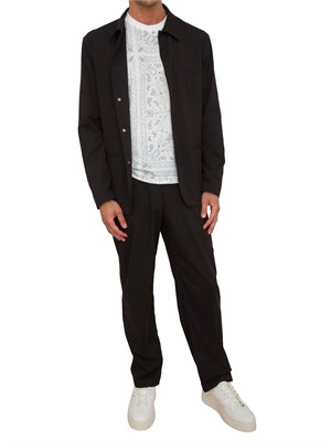 ARMANI EXCHANGE Giacca monopetto A.X. nero con tre tasche in UOMO