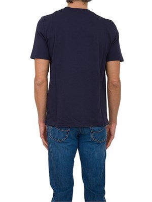 T-shirt girocollo Jacob Cohen in cotone blu in UOMO