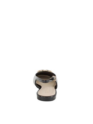 Ballerine slingback Pinko in vernice nera con logo in DONNA