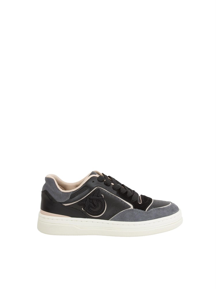 Sneakers nere Pinko in pelle con logo ricamato