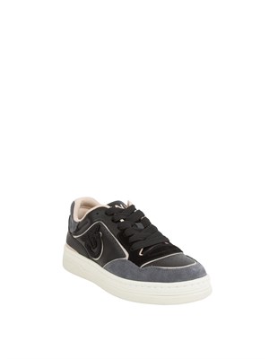 Sneakers nere Pinko in pelle con logo ricamato in DONNA