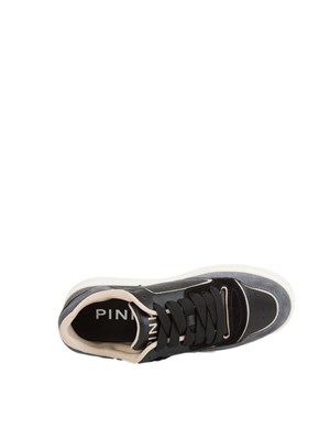 Sneakers nere Pinko in pelle con logo ricamato in DONNA