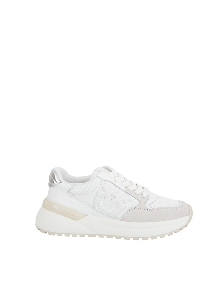 Sneakers Pinko con logo  bianco