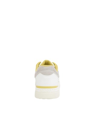 Sneakers bianche Pinko in pelle con logo ricamato in DONNA