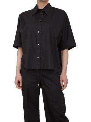 LIU JO Camicia boxy Liu-jo nero in cotone in DONNA