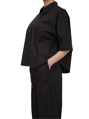 LIU JO Camicia boxy Liu-jo nero in cotone in DONNA