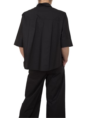 LIU JO Camicia boxy Liu-jo nero in cotone in DONNA