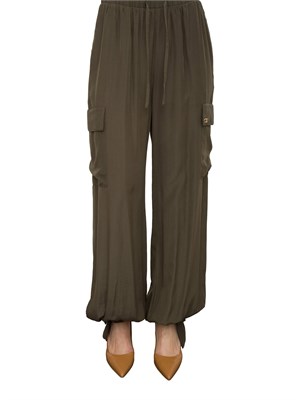 LIU JO Pantaloni cargo Liu-jo verde in DONNA