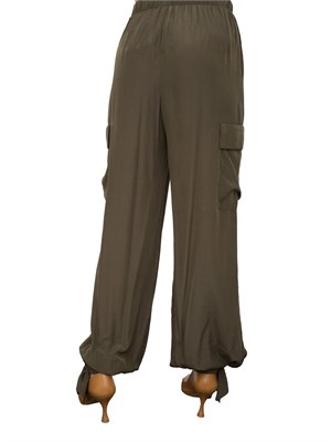 LIU JO Pantaloni cargo Liu-jo verde in DONNA