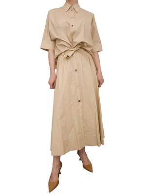 LIU JO Gonna midi Liu-jo con cintura beige in DONNA