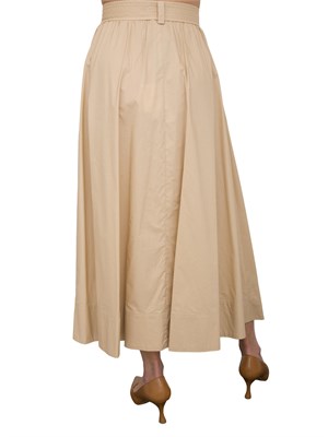 LIU JO Gonna midi Liu-jo con cintura beige in DONNA