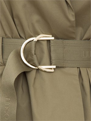 LIU JO Giacca Liu-Jo in cotone con cintura verde in DONNA
