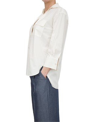 LIU JO Camicia Liu-Jo bianco in cotone con stampa in DONNA