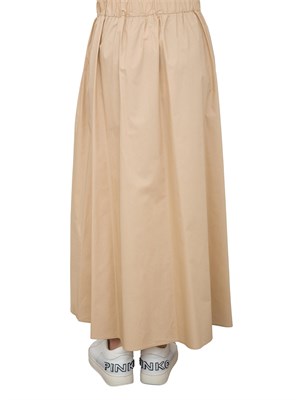 LIU JO Gonna midi Liu-Jo beige in popeline in DONNA