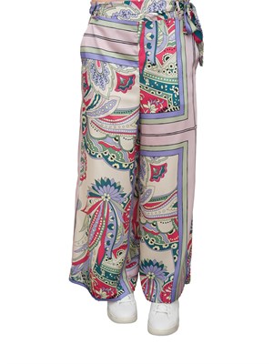 LIU JO Pantaloni Liu-Jo in raso stampato in DONNA