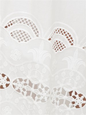LIU JO Gonna in cotone Liu-jo con ricamo bianco in DONNA