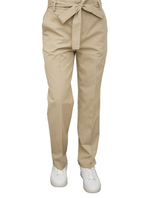 LIU JO Pantaloni chino Liu-Jo con cintura beige in DONNA