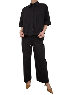 LIU JO Pantaloni Liu-jo con cintura nero in DONNA