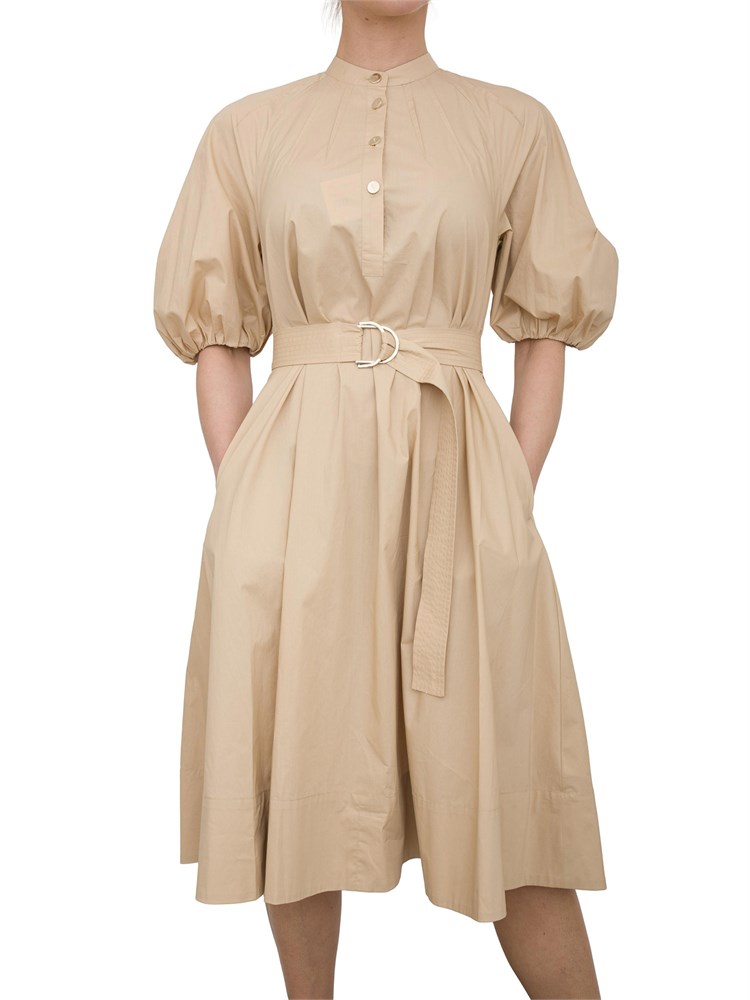 LIU JO Abito in cotone Liu-jo con cintura beige