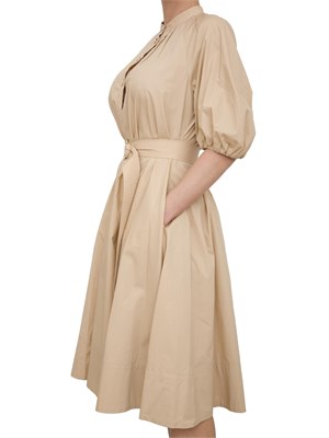 LIU JO Abito in cotone Liu-jo con cintura beige in DONNA