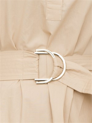 LIU JO Abito in cotone Liu-jo con cintura beige in DONNA