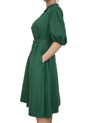 LIU JO Abito in cotone Liu-jo con cintura verde in DONNA
