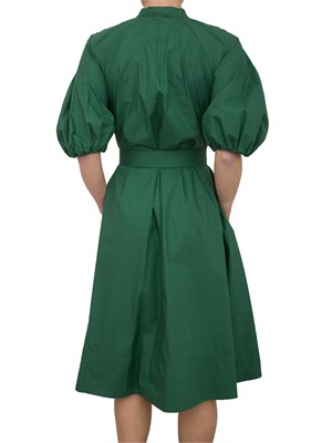 LIU JO Abito in cotone Liu-jo con cintura verde in DONNA
