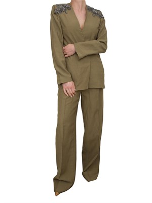 GIACCA MONOPETTO BLUGIRL VERDE in DONNA