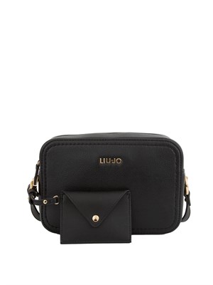 Borsa nera a tracolla Liu Jo con pochette in DONNA