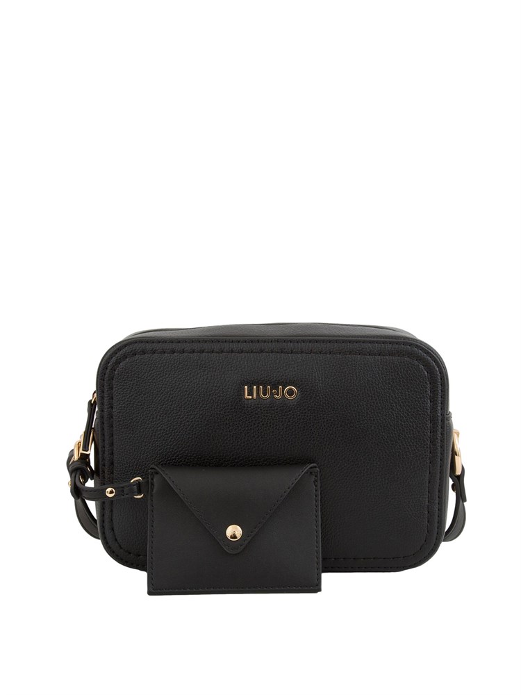 Borsa nera a tracolla Liu Jo con pochette