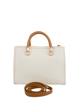 Borsa a mano Liu Jo avorio e marrone in DONNA