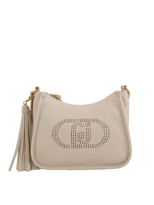 Borsa piccola Liu Jo beige con charm nappina in DONNA