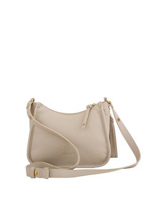 Borsa piccola Liu Jo beige con charm nappina in DONNA