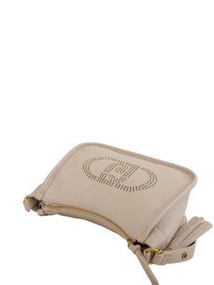 Borsa piccola Liu Jo beige con charm nappina in DONNA