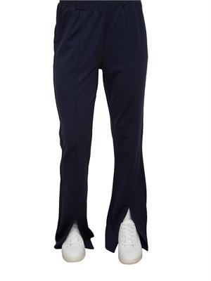 Pantalone tuta blu Liu Jo modello flare con spacchi in DONNA